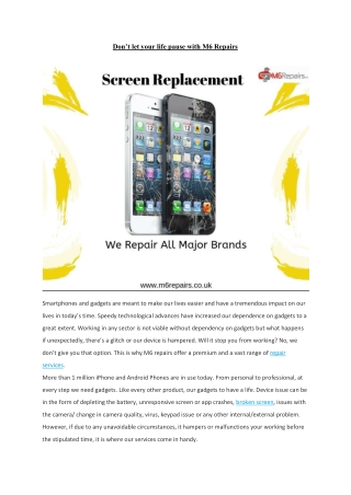 Screen Repair Service Near me | Tablet Screen Replacement
