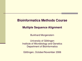 Tools for multiple sequence alignment