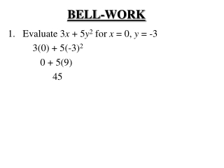 BELL-WORK