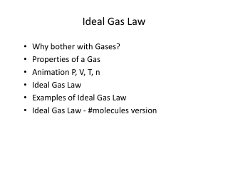 Ideal Gas Law