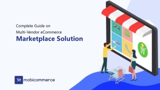 Multi-vender eCommerce Marketplace Solution