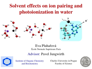 Solvent effects on ion pairing and photoionization in water