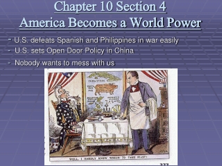 Chapter 10 Section 4 America Becomes a World Power