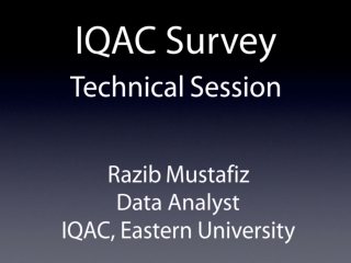 IQAC Survey