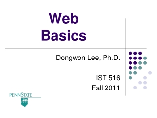 Web Basics