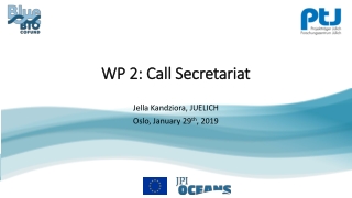 WP 2: Call S ecretariat