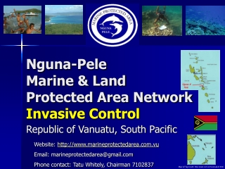 Nguna -Pele Marine &amp; Land Protected Area Network Invasive Control