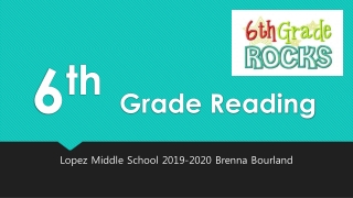 6 th Grade Reading