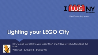 Lighting your LEGO City