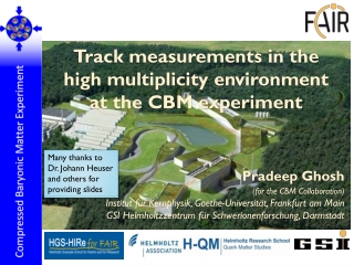 Track measurements in the high multiplicity environment at the CBM experiment