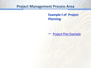 Project Management Process Area