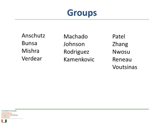 Groups