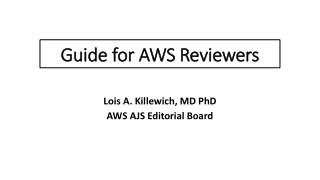 Guide for AWS Reviewers