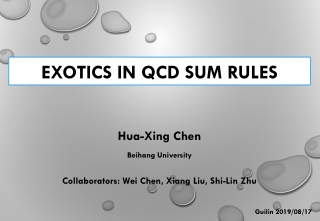 Exotics in QCD sum rules