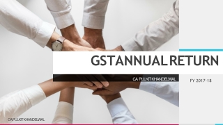 GSTANNUAL RETURN