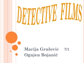 DETECTIVE FILMS