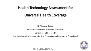 Health Technology Assessment for Universal Health Coverage