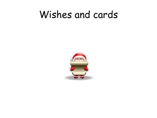 Wishes and cards