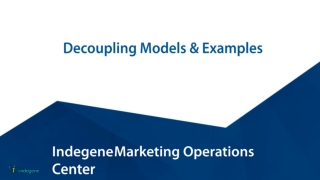 Decoupling Models &amp; Examples