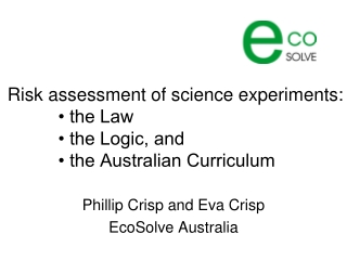 Phillip Crisp and Eva Crisp EcoSolve Australia
