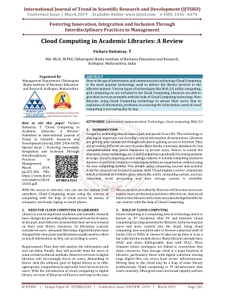 Cloud Computing in Academic Libraries A Review