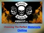 Motorcycle Clothing