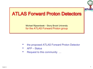 the proposed ATLAS Forward Proton Detector AFP – Status Request to this community …