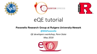 eQE tutorial