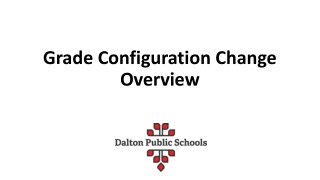 Grade Configuration Change Overview