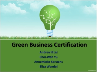 Green Business Certification