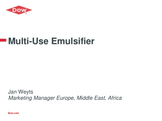 Multi-Use Emulsifier