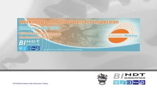 Multicopters for Inspection
