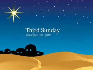 Third Sunday