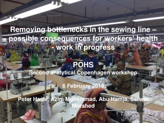 Lean and OHS in garment