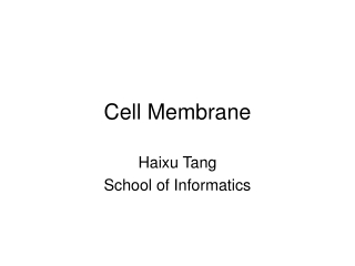 Cell Membrane