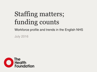 Staffing matters; funding counts
