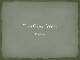 The Great West