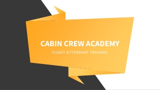 CABIN CREW ACADEMY