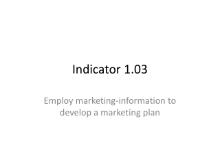 Indicator 1.03