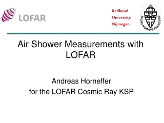 Andreas Horneffer for the LOFAR Cosmic Ray KSP