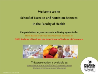 Welcome to the School of Exercise and Nutrition Sciences in the Faculty of Health