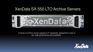 XenData SX-550 LTO Archive Servers