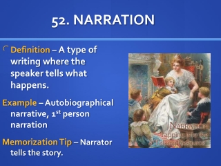 52. NARRATION