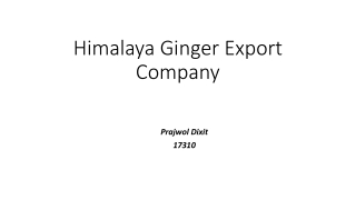 Himalaya Ginger Export Company