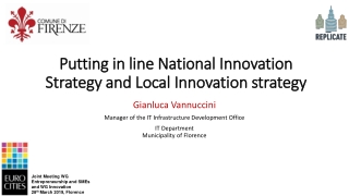 Putting in line National Innovation Strategy and Local Innovation strategy