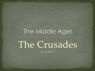 The Middle Ages