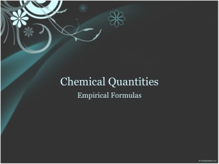 Chemical Quantities