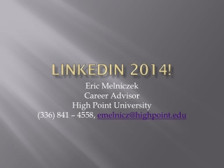 LinkedIn 2014!