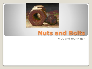 Nuts and Bolts