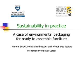 Sustainability in practice